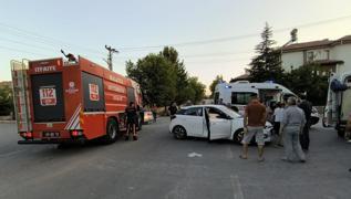 Malatya'da iki otomobil arpt: 5 yaral