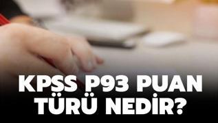 KPSSP93 tr nedir? KPSS P93 puan tr ile alan meslekler nelerdir, hangi kurumlar alm yapar?