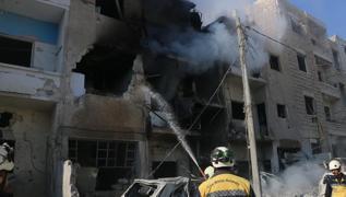 Rus sava uaklar hastaneyi bombalad: 2 l