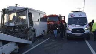 Manisa'da feci kaza: i servisi tra arpt!
