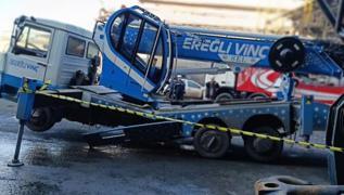 Korkun i kazas! Vin iilerin zerine devrildi