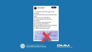 Y Partili mez'in iddialarna DMM'den yalanlama