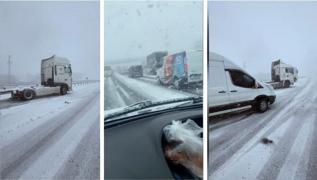 stanbul'da karn youn olduu blgelerde aralar yolda kald