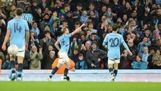 Manchester City, FA Cup'ta 3 golle turlad