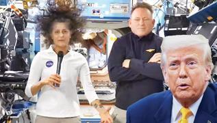 Trump, NASA astronotlaryla ilgili yapt esprili aklamalarla tepki ekti! 'Uzayda belki ak olurlar'