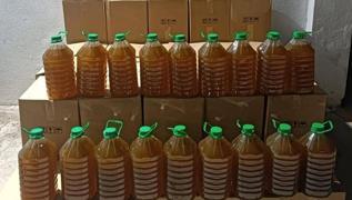 Balkesir'de bin litre sahte zeytinya ele geirildi