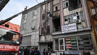 Bayrampaa'da orap imalathanesinde yangn