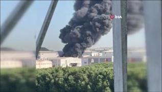 Tuzla'da fabrika yangn