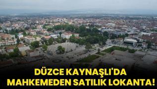 Dzce Kaynal'da mahkemeden satlk lokanta!