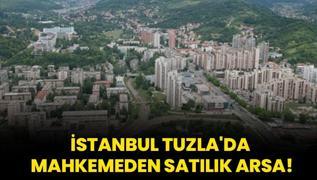 stanbul Tuzla'da mahkemeden satlk arsa!