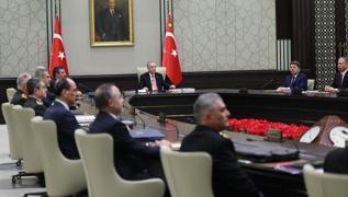 MGK'da terrsz Trkiye mesaj: rgtn fesih sreci takip edilecek