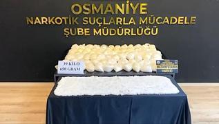 Osmaniye'de uyuturucu tacirlerine darbe