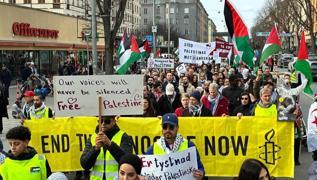 Stockholm'de Trump'n planna tepki gsterildi
