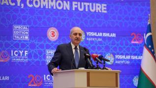 TBMM Bakan Kurtulmu, slam birlii Genlik Forumu Konferans'nda konutu