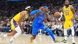 Oklahoma City, LeBron'lu Lakers' devirdi