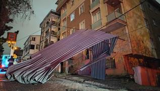 Saanak ve frtna stanbul'u vurdu 