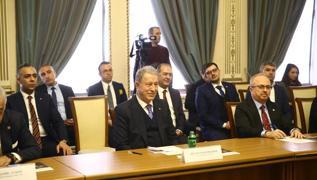 Hulusi Akar, Azerbaycan Diaspora Komitesi Bakan Muradov ile grt