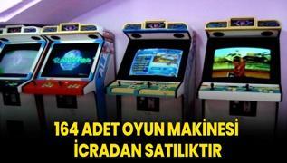 164 adet oyun makinesi icradan satlktr