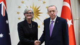 Bakan Erdoan, Avustralya Genel Valisi Mostyn ile grt