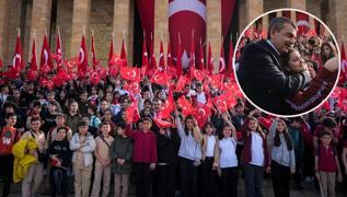 23 Nisan cokuyla kutlanyor... Antkabir'de ilk tren