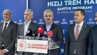 Bakan Uralolu: Konya-Karaman Hzl Tren Hatt'nda 4 milyon yolcu tand