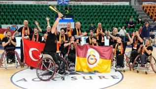 Avrupa Kupas 1'de Galatasaray Tekerlekli Sandalye Erkek Basketbol Takm ampiyon oldu