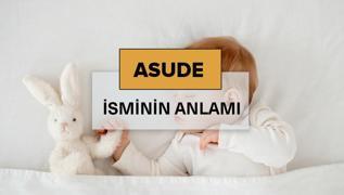 Asude isminin anlam nedir? Asude ne demek, kelime anlam ve kkeni