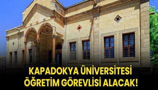 Kapadokya niversitesi retim Grevlisi alacak!