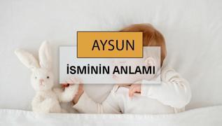 Aysun isminin anlam nedir? Aysun ne demek, kelime anlam ve kkeni