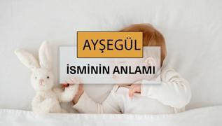 Ayegl isminin anlam nedir? Ayegl ne demek, kelime anlam ve kkeni