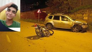 Otomobille kafa kafaya arpan gen hayatn kaybetti
