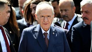 Baheli Ankara'da partililerle bir araya geldi
