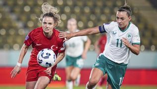 A Milli Kadn Futbol Takm, rlanda'ya malup oldu