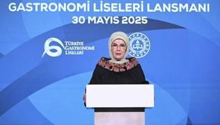 Emine Erdoan'dan Trkiye Gastronomi Liseleri Projesi'ne ilikin paylam