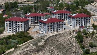 Afet konutlar hzla ykseliyor... Grn'de yzde 75'lik ilerleme kaydedildi