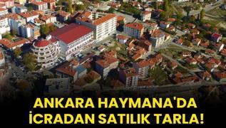 Ankara Haymana'da icradan satlk tarla!