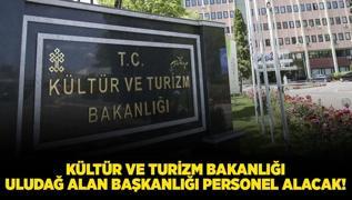 Kltr ve Turizm Bakanl Uluda Alan Bakanl Personel alacak!