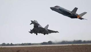lkede F-35 krizi patlak verdi: Eurofighter'lar yola kt