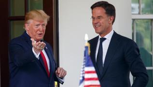 Trump Rutte'nin tebrik mesajn ifa etti... Ekran grntsn paylat