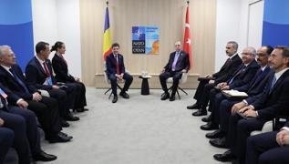 Bakan Erdoan, Romanya Cumhurbakan Nicuor Dan ile grt