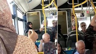 Otobs ofr m maganda m belli deil! Yolculara hakaret etti