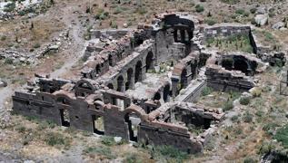 Karaman'da 'Binbir Kilise' blgesinde 15 dini yap tespit edildi