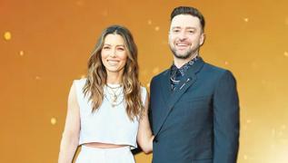 Justin Timberlake konser ei Jessica Biel film iin geliyor