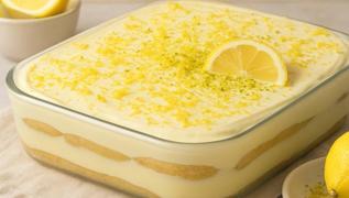 Limonlu tiramisu tarifi! Hem ferah hem lezzetli