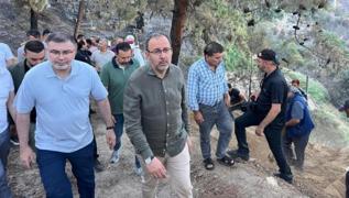 AK Parti Milletvekili Kasapolu yangn blgesinde 
