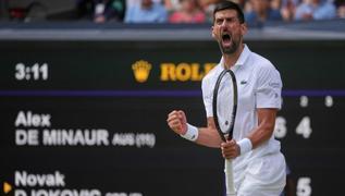 Novak Djokovic, Wimbledon'da eyrek finalde