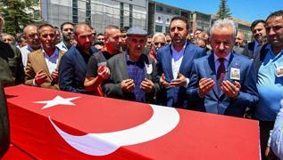 Bakan Uralolu, ehit Celattin Uyank' son yolculuuna uurlad
