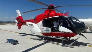 Ambulans helikopter yaralnn imdadna yetiti