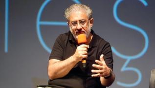 Filistinli sinemac Hanna Atallah, 'Filistin Direni Sinemas' syleisinde konutu