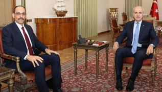 TBMM'de 'Terrsz Trkiye' grmesi! MT Bakan Kaln, Kurtulmu'a anlatt